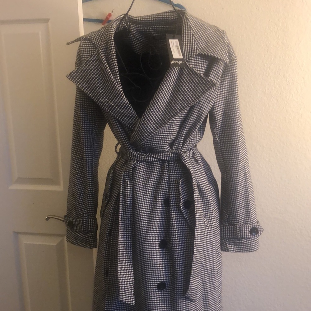 Nasty gal houndstooth coat - Picture 10 of 10